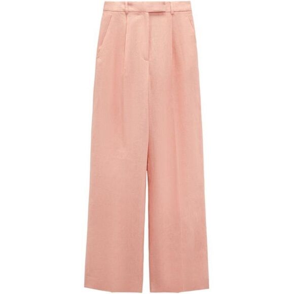 NWT ZARA Linen Pants - Picture 1 of 8